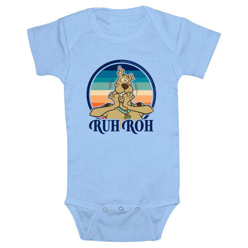 Infant's Scooby Doo Retro Ruh Roh  Bodysuit