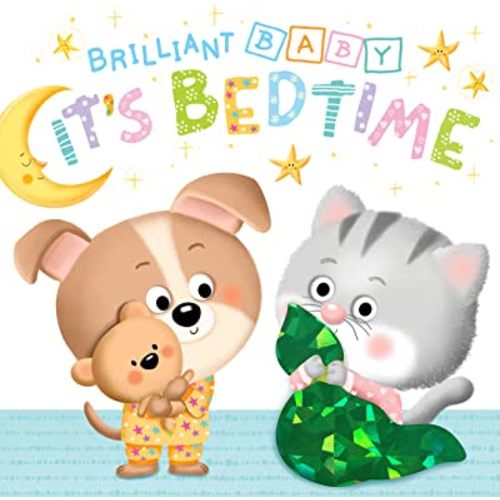 Little Hippo Books Brilliant Baby: It's Bedtime - Children's Touch and Feel and Learn Sensory Board Book