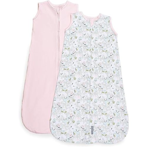 SwaddleMe by Ingenuity Night Sack Sleeper, For Ages 6-12 Months, 16-24 Pounds, Up to 30 Inches Long, 2-Pack Loose-fit Baby Swaddle Sack Wearable Blanket