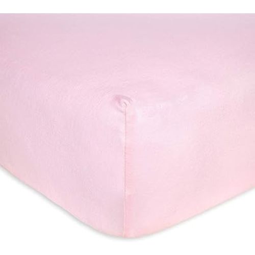 Amazon.com : Burt's Bees Baby - Solid Fitted Crib Sheet, 100% Organic Crib Sheet for Standard Crib and Toddler Mattresses (Blossom) , 52x28x8 Inch (Pack of 1) : Baby