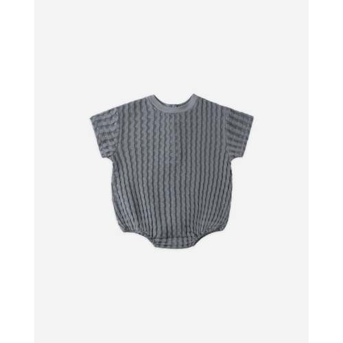 Relaxed Bubble Romper Ocean