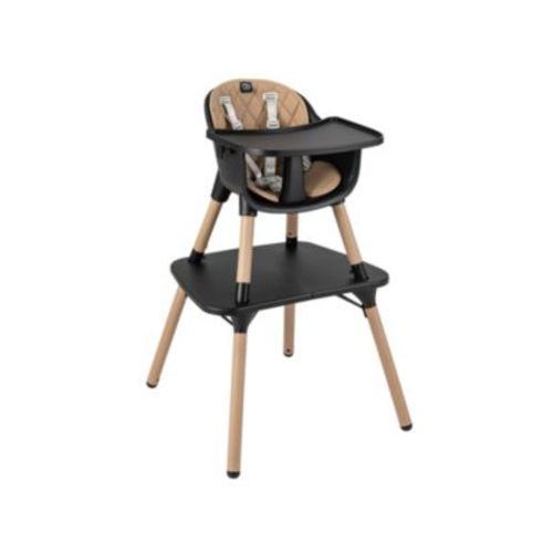 4-in-1 Baby Convertible Toddler Table Chair Set with PU Cushion