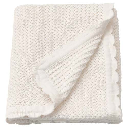 GULSPARV baby blanket, white, 28x35" - IKEA