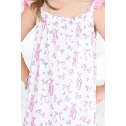 Full Length Ruffle Nightgown | Ballet Dreams