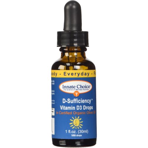 Innate Choice D Sufficiency Liquid Vitamin D3, 1 Fluid Ounce