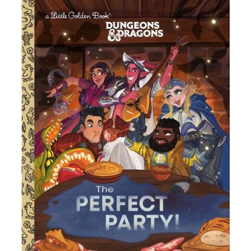 The Perfect Party! (Dungeons & Dragons) - (Little Golden Book) by David Lewman (Hardcover)