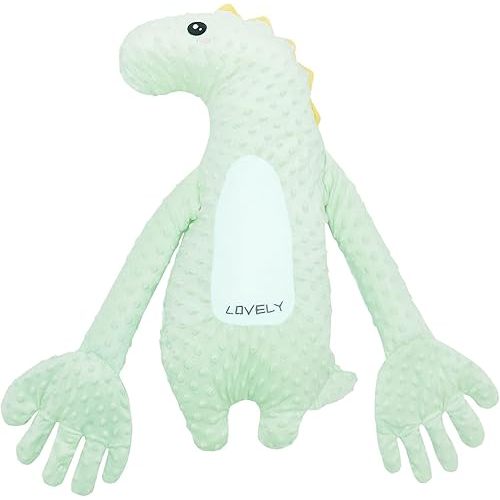 DAOLUAN Baby Soothers Toys, Cute Animal Plush Stuffed Doll Toy for Girls Boys, Portable Dinosaur Unicorn Figure Soothing Dolls for Home and Travel (001, OneSize)