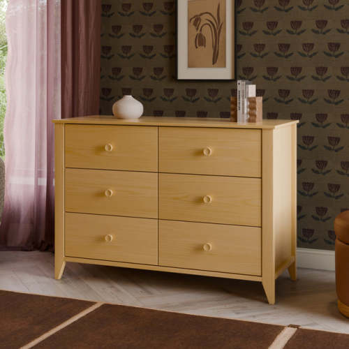 6-Drawer Dresser _ Honey