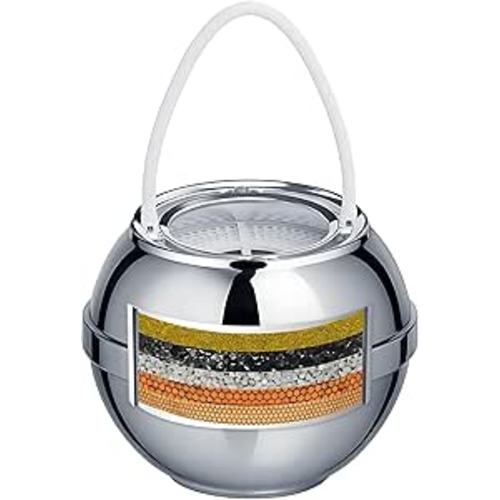 Bath Filter for Tub - Kinder Water Filter for Bathtub, Hard Water Softener to Remove Lead,Chlorine and Fluoride, Improve Skin, Hair and Nails Condition,Chrome