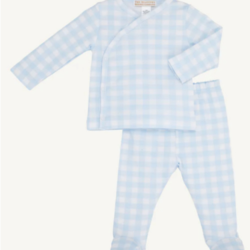 Cameron Cross-Front Set - Buckhead Blue Gingham