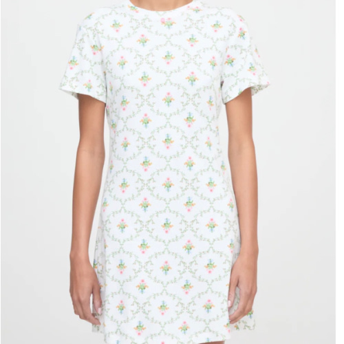 The Maggie Nightgown - Pastel Trellis