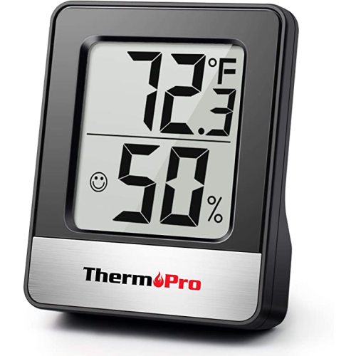 ThermoPro TP49 Digital Hygrometer Indoor Thermometer Humidity Meter Room Thermometer with Temperature and Humidity Monitor Mini Hygrometer Outdoor