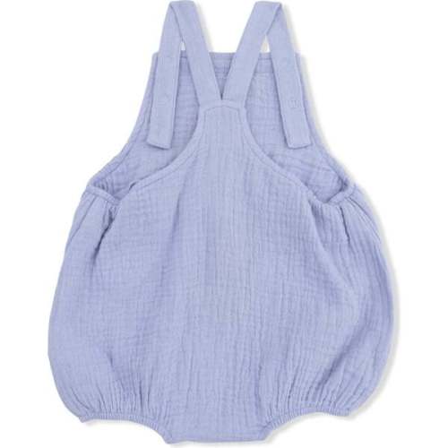 Sunsuit, Solid Muslin Blue Blizzard - Angel Dear | Maisonette