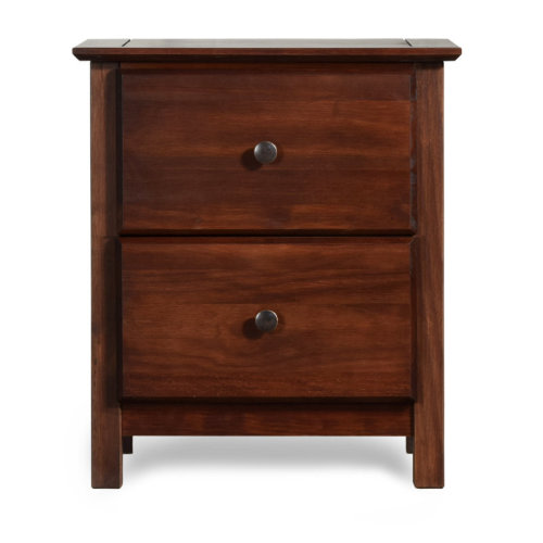 Grain Wood Furniture Shaker 2 - Drawer Solid Wood Nightstand & Reviews | Wayfair
