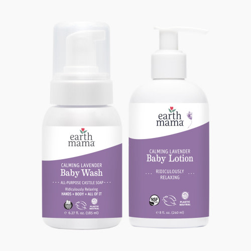 Earth Mama Baby Bath Bundle - Calming Lavender