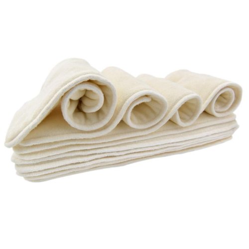 Nora's Nursery Baby Cloth Pocket Diapers Inserts 10 Pack