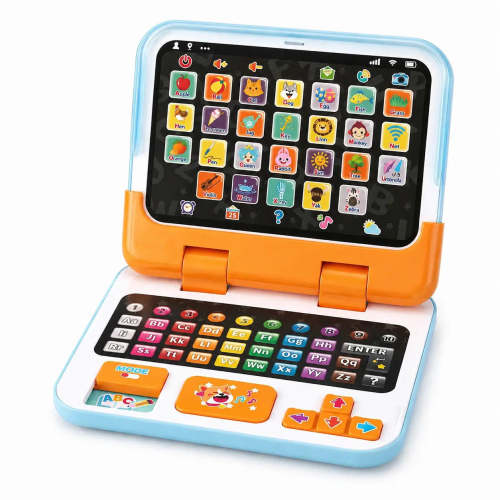 2-in-1 Learning Laptop for Toddlers – Speech & Communication Toy – Joyreal