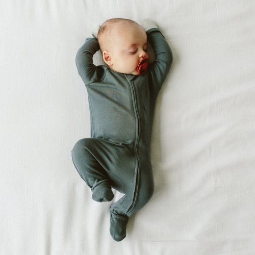 GROW WITH YOU FOOTIE + SNUG FIT | MIDNIGHT – Newborn size