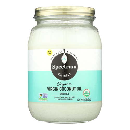 Spectrum Naturals Coconut Oil - Organic - Virgin - Unrefined - 29 oz