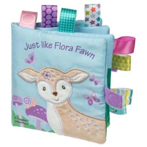 Taggies Flora Fawn Soft Book - 6x6" - Mary Meyer Stuffed Toys