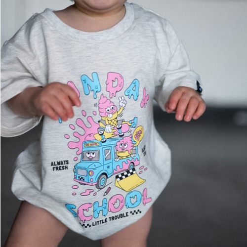 Sunday School Romper | Little Trouble
