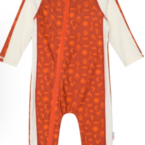 Sunsuit - Long Sleeve Romper Swimsuit | "Desert"