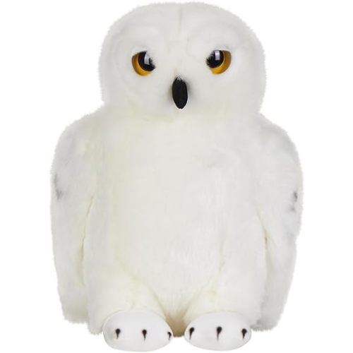 Harry Potter Hedwig Soft Toy - Large 12" Plush Owl - Collectible Toy - White Snowy Owl with Yellow Eyes & Black Beak - Stuffed Animal Gift for Fans, Kids & Collectors