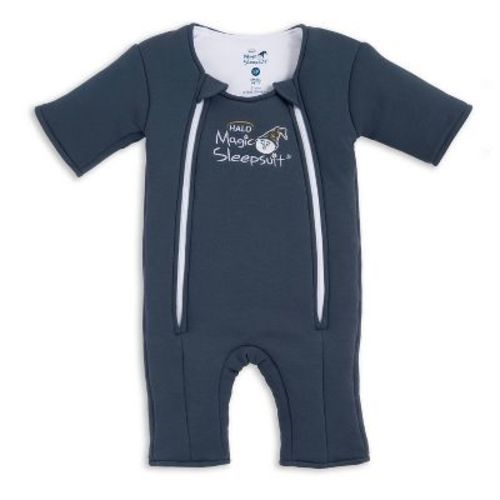 HALO Baby Merlin Magic Sleepsuit 100% Cotton Three Quarter Sleeve Wearable Blanket - Navy - Large