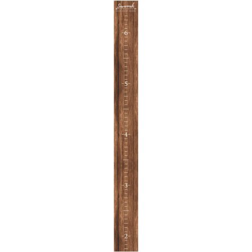 Farmhouse Style Wooden Kids Growth Chart Ruler for Boys and Girls