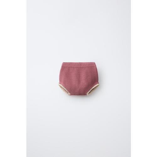 BRAGUITA PUNTO LINKS PUNTILLA CONTRASTE - Rosado | ZARA España