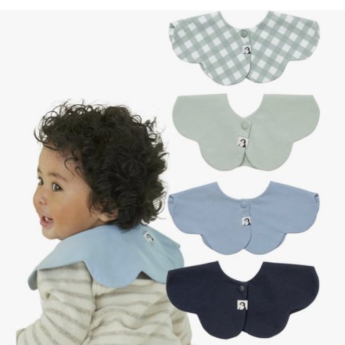 Konny Baby Bib 3/5/7-Pack Set, 360 ° Rotate, Soft and Absorbent Drooling for Toddler Boys Girls Baby Essentials