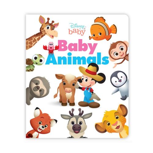 Disney Baby: Baby Animals - by Disney Books (Board Book)