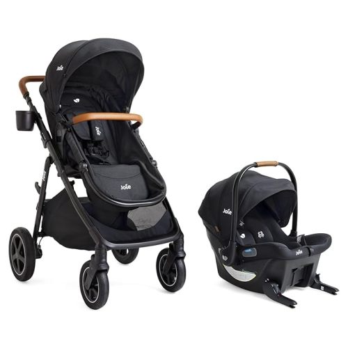 Joie Baby, Ginger DLX Stroller and Mint Latch Car Seat, Travel System (Shale)