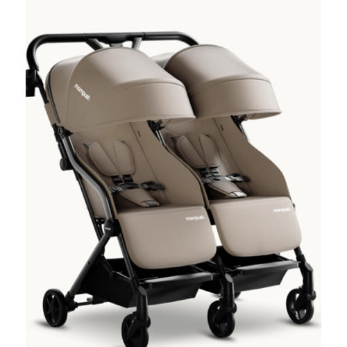 Mompush Lithe Lightweight Double Stroller For Infant and Toddler | Mompush
