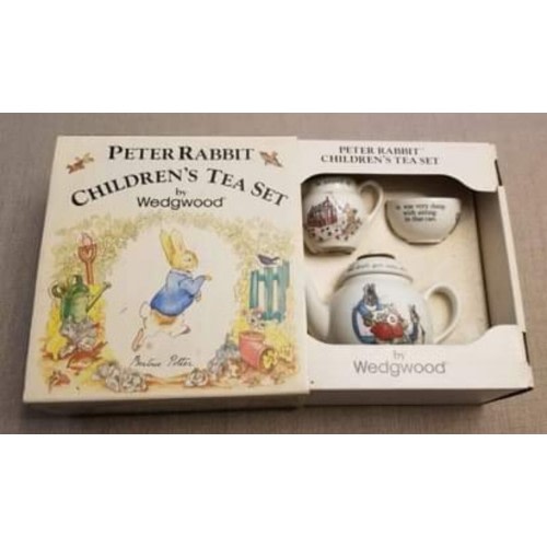 Wedgewood Vintage Peter Rabbit Four Piece Children's Tea Set