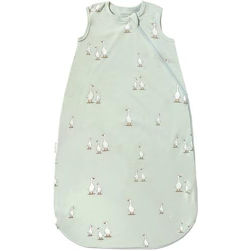 Ecolino Organic Cotton Baby Sleep Sack - 2-Way Zipper Baby Wearable Blanket - Infant Sleeping Bag Sack - 6-18 Months - Goose