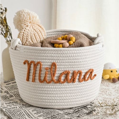 Personalized Baby Storage Basket