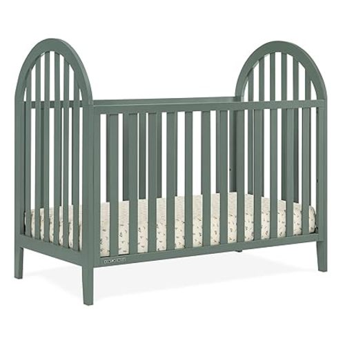 Delta Children Milano 4-in-1 Convertible Crib - Greenguard Gold Certified, Grassy Glen
