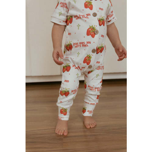 Jesus Loves You Berry Much Strawberry Jumpsuit – OUR HOUSE ABOVE