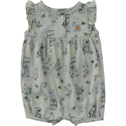 Carhartt, Baby Girls' Flutter Sleeve Romper