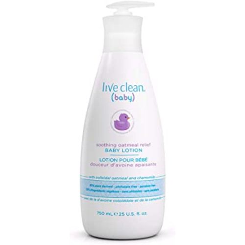 Live Clean Baby Soothing Relief Lotion, 7.7 oz