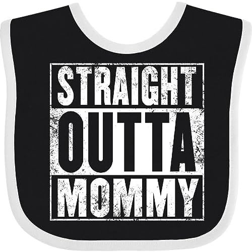Straight Outta Mommy Funny Baby Bib