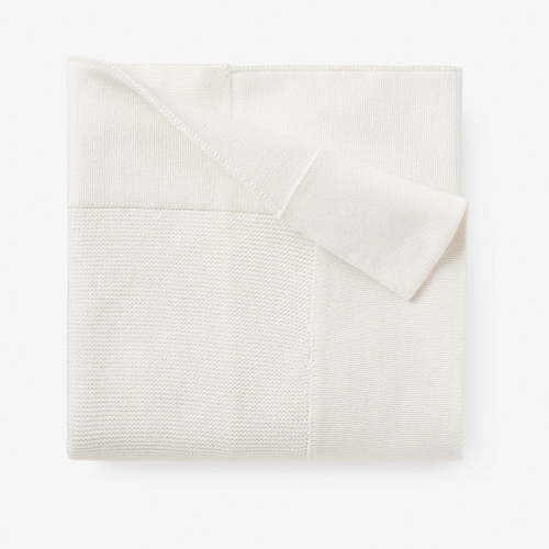 White Sofia + Finn Knit Baby Blanket WHITE / 30X40