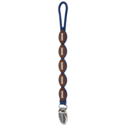 Football Silicone Pacifier Strap