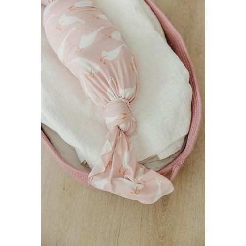 Copper Pearl Baby Swaddle Blanket - Premium Knit Baby Blanket, Large Soft Stretchy Receiving Blankets for Baby Boy and Girl, Swaddles for Newborn, Infant, and Toddler (Clara)