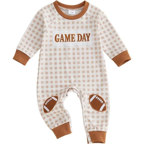 Baby Halloween Outfit Newborn Boy Girl Waffle Embroidery Pumpkin Jumpsuit Long Sleeve Romper Fall Winter Clothes