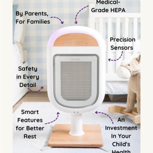 Sereniby Medical-Grade Nursery Purifier with SafeFlow™ Technology