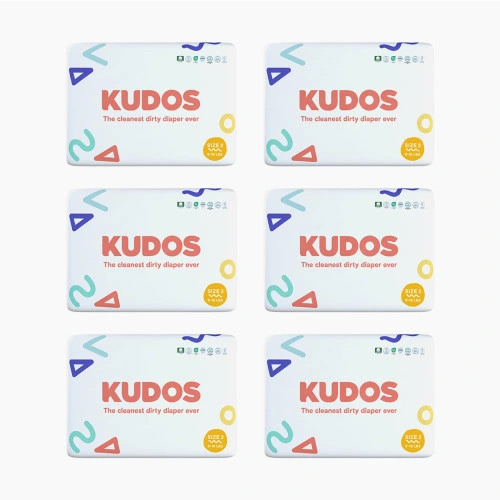 Kudos Diapers, Monthly Supply - Size 4, 156 Count