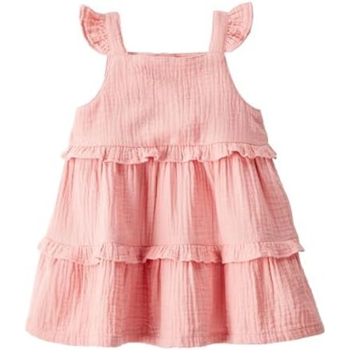 little planet by carter's Baby Girls' Dress Made with Organic Cotton