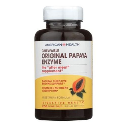 American Health Original Papaya Enzyme Chewable - 250 Tablets